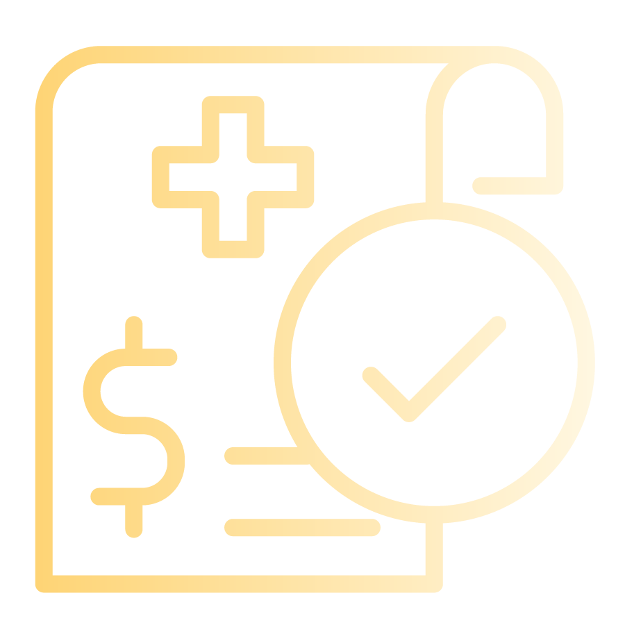 icon of medical invoice