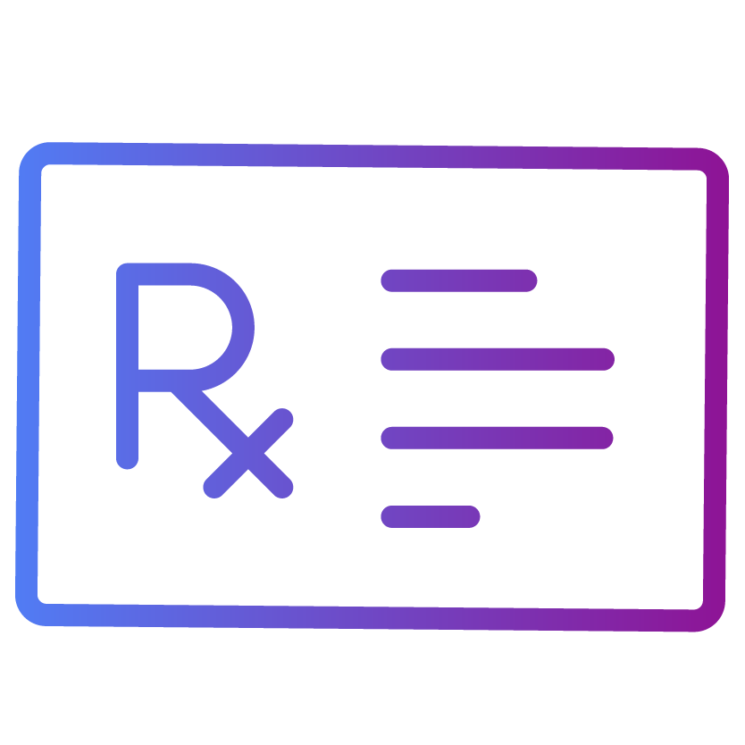 icon of prescription card